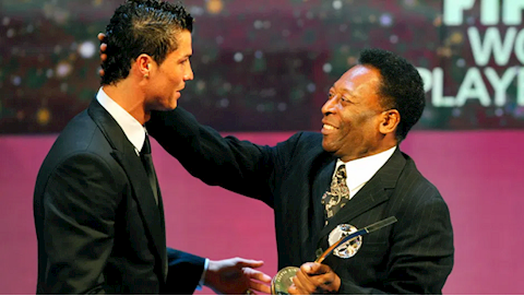 Đến Vua bóng đá Pele cũng phải bất ngờ với Cristiano Ronaldo