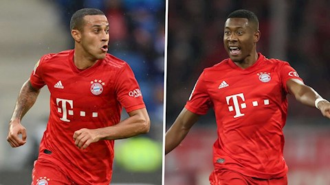 Thiago và Alaba có còn nằm trong kế hoạch của HLV Bayern?