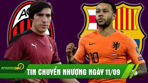TIN CHUYỂN NHƯỢNG 11/9: Vì Messi Barca chốt thương vụ Depay, Milan cướp tiểu Pirlo trên tay của Juventus