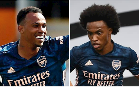 Sao Arsenal hết lời khen ngợi bộ đôi tân binh Gabriel và Willian