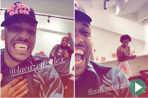NHM Arsenal phấn khích với hành động của Aubameyang, Lacazette và Willian