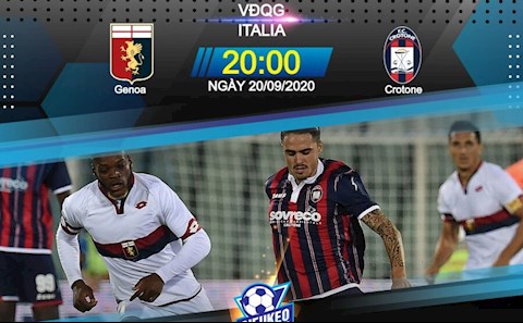 Nhận định bóng đá Genoa vs Crotone 20h00 ngày 20/9 (Serie A 2020/21)