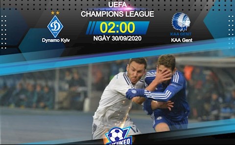 Nhận định bóng đá Dynamo Kiev vs Gent 2h00 ngày 30/9 (Champions League 2020/21)