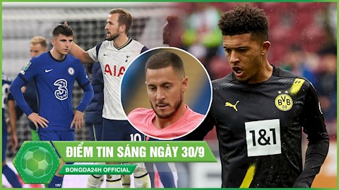 TIN NÓNG BÓNG ĐÁ 30/9: Mount sắm vai tội đồ khiến Chelsea thua đau; Marco Reus làm sáng tỏ tương lai Sancho