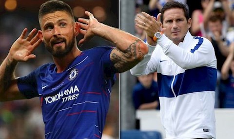 Olivier Giroud thay đổi hoàn toàn cách nhìn về Frank Lampard