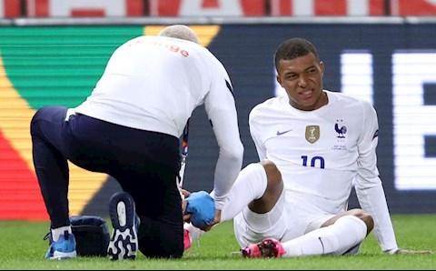 Mbappe thừa nhận tái phát chấn thương khi lên ĐT Pháp