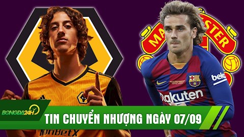 TIN CHUYỂN NHƯỢNG 7/9: Wolves phá két chiêu mộ Ronaldo 2.0; Griezmann bị đẩy sang Ngoại Hạng Anh?