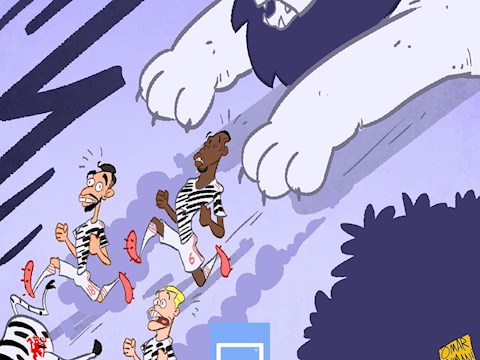 Biếm họa: Trang phục mới khiến MU bị ví như... ngựa vằn