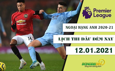 Lịch thi đấu Ngoại hạng Anh đêm nay 12/1/2021: Burnley tiếp đón MU