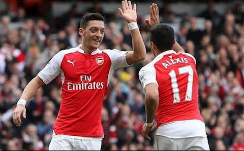 Mesut Ozil chọn ra đội hình các đồng đội tốt nhất ở Arsenal