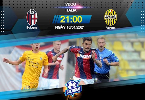 Nhận định bóng đá Bologna vs Verona 21h00 ngày 16/1 (Serie A 2020/21)