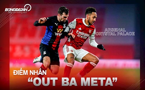 Điểm nhấn Arsenal 0-0 Crystal Palace: Màn trình diễn thất vọng của Aubameyang