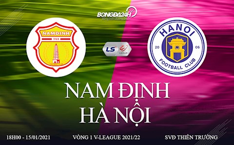 Trực tiếp bóng đá Việt Nam: Nam Định vs Hà Nội V-League 2021