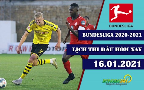 Lịch thi đấu và trực tiếp Bundesliga 2020-21 hôm nay 16/1: Dortmund vs Mainz 05
