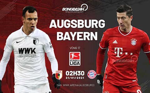 Nhận định bóng đá Augsburg vs Bayern Munich 2h30 ngày 21/1 (Bundesliga 2020/21)