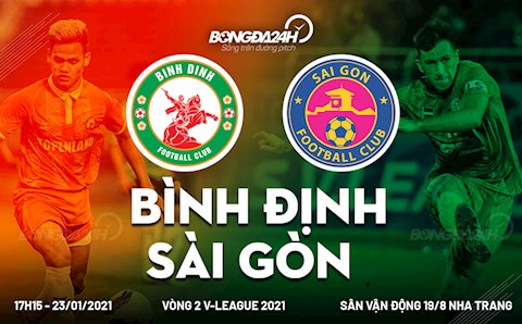 Nhận định bóng đá Bình Định vs Sài Gòn 17h00 ngày 23/1 (V-League 2021)