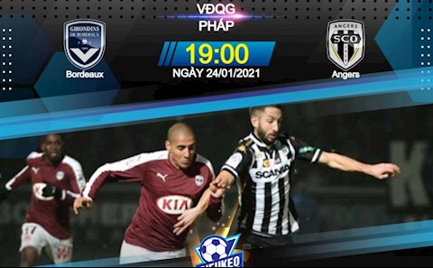 Nhận định bóng đá Bordeaux vs Angers 19h00 ngày 24/1 (Ligue 1 2020/21)
