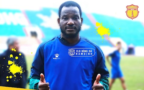Đồng hương của Didier Drogba chính thức gia nhập CLB Nam Định