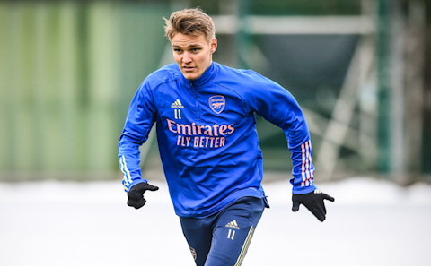 Mikel Arteta chia sẻ về khả năng trình làng Odegaard trước Man United