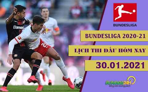 Lịch thi đấu và trực tiếp Bundesliga 2020-21 hôm nay 30/1: Leipzig vs Leverkusen