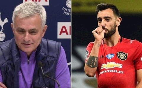 VIDEO: Jose Mourinho bất ngờ cà khịa Bruno Fernandes