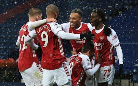 Thống kê West Brom 0-4 Arsenal: Rạng rỡ nơi đất khách