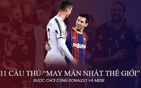 Cristiano Ronaldo - Lionel Messi và 11 cầu thủ may mắn nhất thế giới