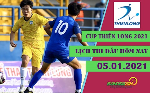 Lịch thi đấu Cúp Thiên Long 2021 hôm nay 5/1: Phố núi vs phố biển; Bình Dương - Đà Nẵng tranh vô địch