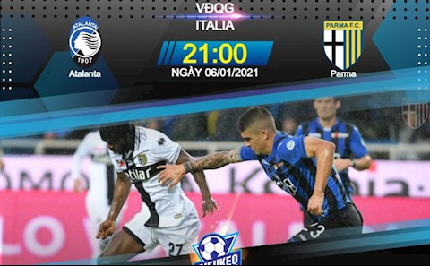 Nhận định bóng đá Atalanta vs Parma 21h00 ngày 6/1 (Serie A 2020/21)