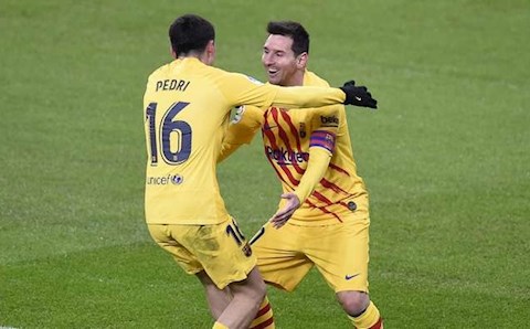 Ngược dòng thắng Bilbao, HLV Koeman ca ngợi Messi và Pedri