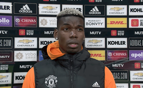 Paul Pogba nhắn gửi đến các đồng đội sau trận thua Man City