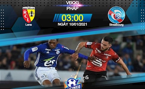 Nhận định bóng đá Lens vs Strasbourg 3h00 ngày 10/1 (Ligue 1 2020/21)