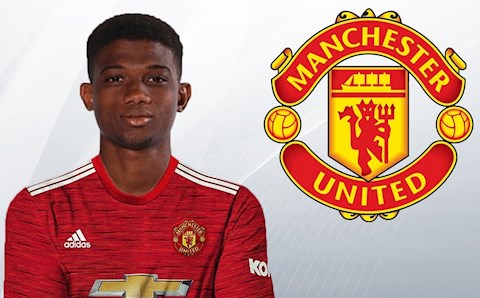 Amad Diallo thừa kế số áo của Dwight Yorke và Marcus Rashford