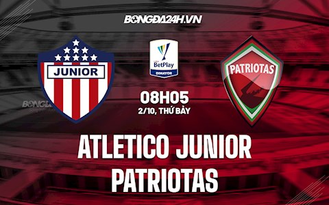 Nhận định, soi kèo Atletico Junior vs Patriotas 8h05 ngày 2/10 (VĐQG Colombia 2021)