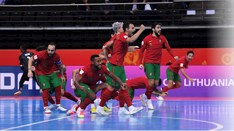 Vượt qua ngựa ô Kazakhstan, ĐT futsal Bồ Đào Nha lần đầu vào chung kết World Cup