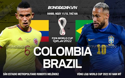 Nhận định Colombia vs Brazil (4h00 ngày 11/10): Cú vấp đầu tiên