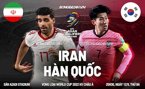 Nhận định bóng đá Iran vs Hàn Quốc 20h30 ngày 12/10 (Vòng loại World Cup 2022)