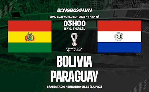 Nhận định, dự đoán Bolivia vs Paraguay 3h ngày 15/10 (Vòng loại World Cup 2022)