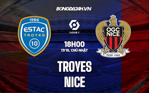 Nhận định bóng đá Troyes vs Nice 18h00 ngày 17/10 (Ligue 1 2021/22)