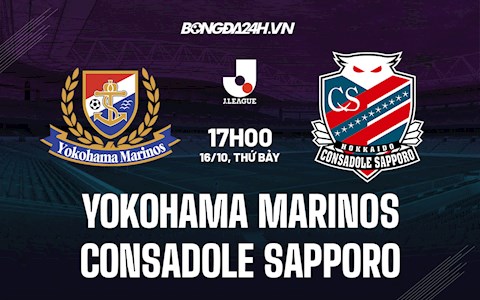 Nhận định Yokohama Marinos vs Consadole Sapporo 17h00 ngày 16/10 (VĐQG Nhật Bản 2021)