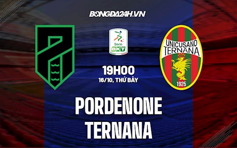 Nhận định, dự đoán Pordenone vs Ternana 19h00 ngày 16/10 (Hạng 2 Italia 2021/22)