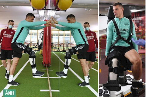 Arsenal đón tin cực vui từ chấn thương của Granit Xhaka