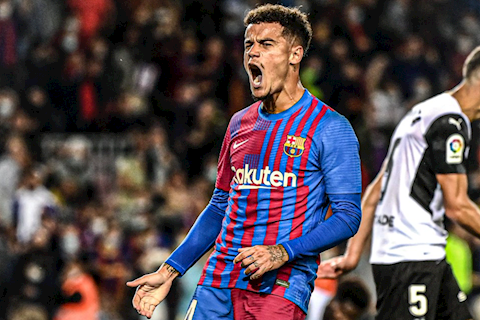 Coutinho vui mừng trong ngày trở lại