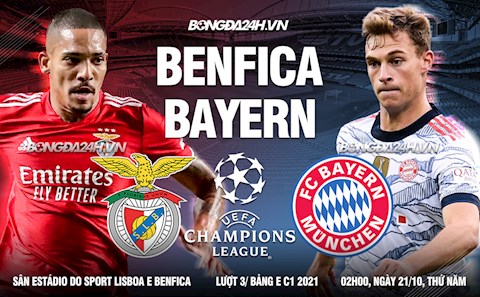 Nhận định Benfica vs Bayern (2h ngày 21/10): Thua ít là thành công