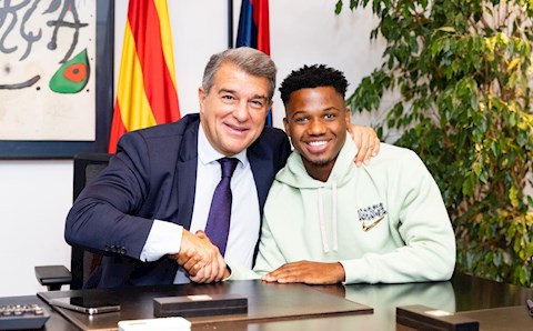 Barca trói chân thành công Ansu Fati tới năm 2027
