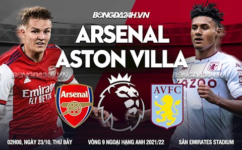 Arsenal thắng áp đảo Aston Villa