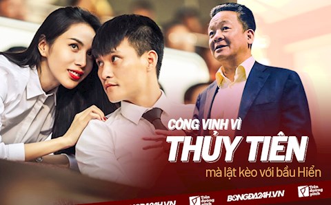Công Vinh từng vì tình yêu sâu đậm Thuỷ Tiên mà “lật kèo” bầu Hiển