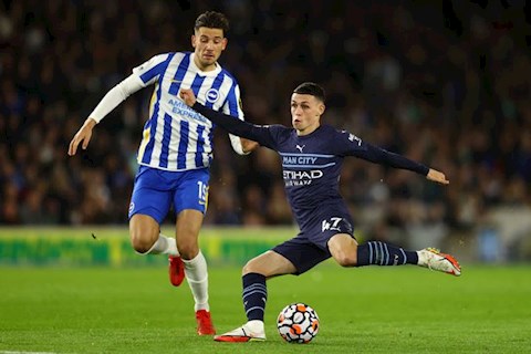 Phil Foden mơ hồ về vị trí thi đấu tốt nhất của mình sau trận thắng Brighton
