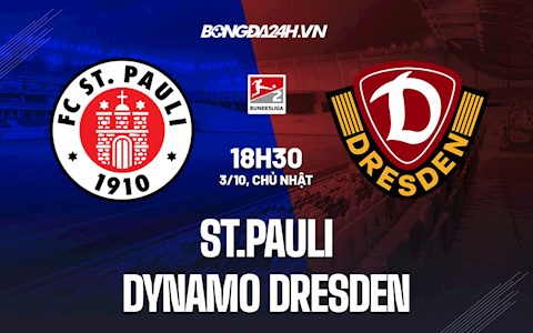 Nhận định bóng đá St.Pauli vs Dynamo Dresden 18h30 ngày 3/10 (Hạng 2 Đức 2021/22)