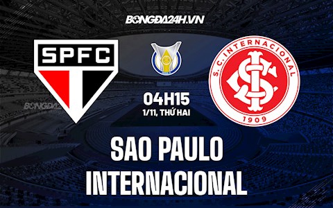 Nhận định Sao Paulo vs Internacional 4h15 ngày 1/11 (VĐQG Brazil 2021)
